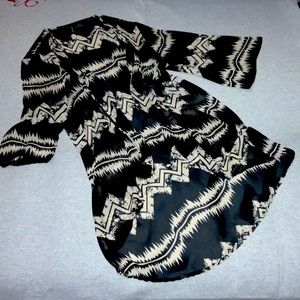 Black and Cream Kimono